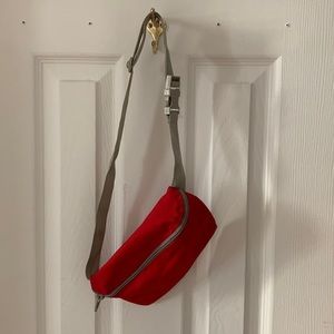 American Apparel Red Fanny Pack